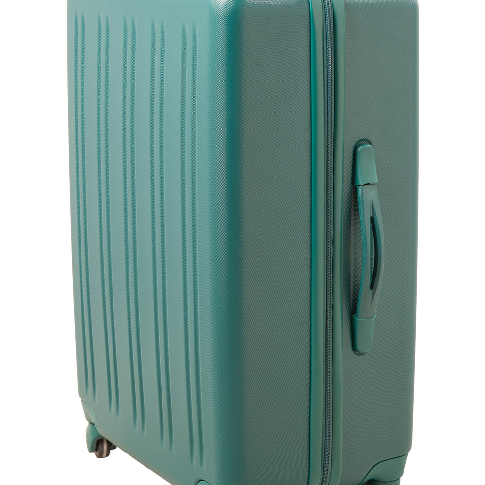 3 Piece Travel Gear Ribbed Hard Shell Luggage Set Forest Green Image 8