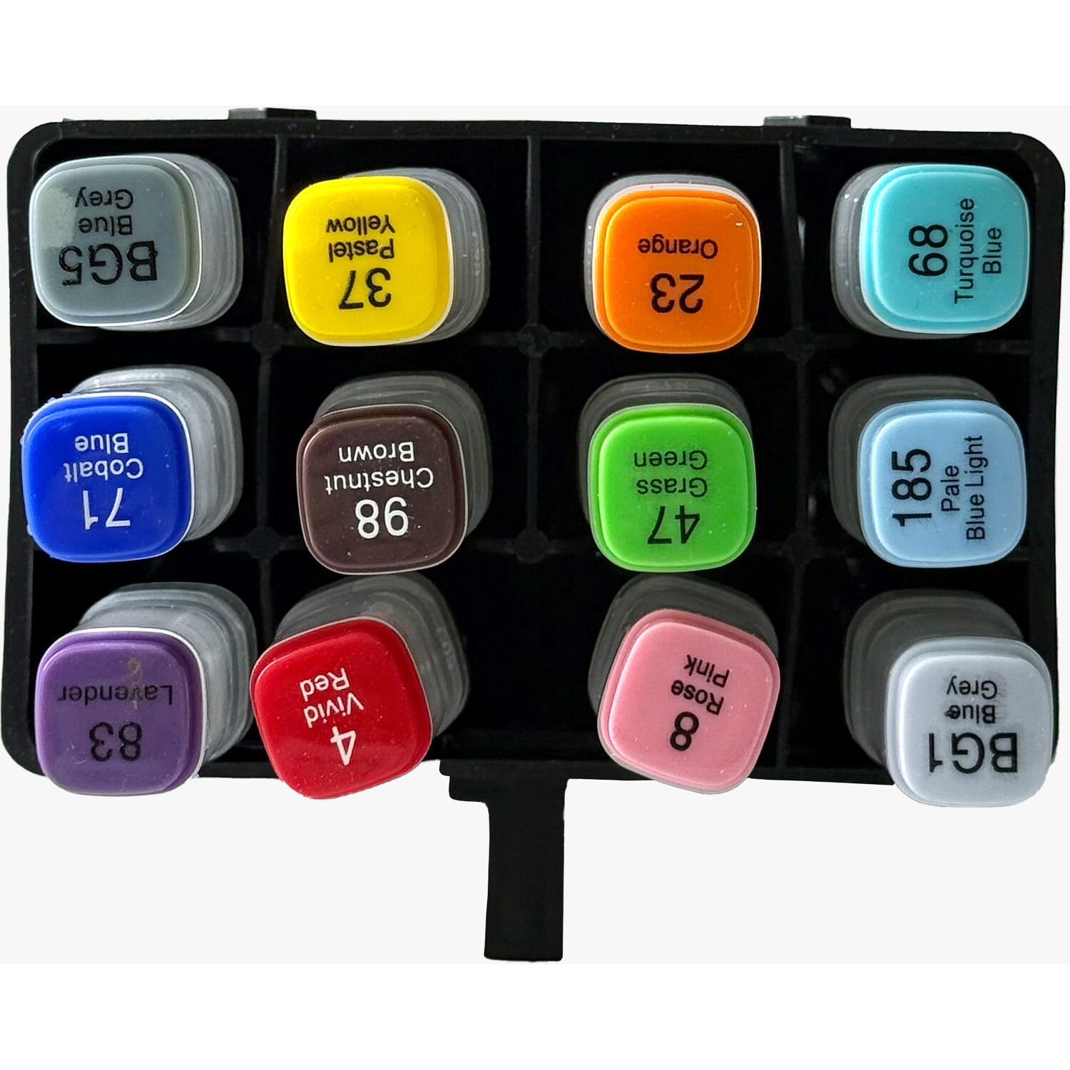 Pack of 12 Dual Tipped Glitter Twin Markers Image 7