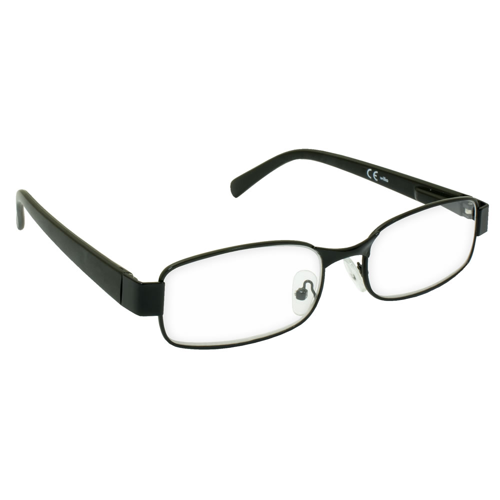 Wilko Square Plastic Reading Glasses 1.5 Image 1
