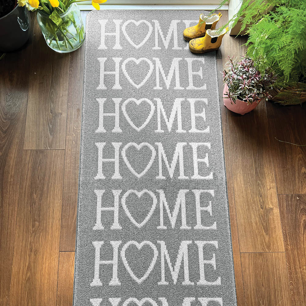 My Mat Silver Home Stain Resistant Runner 67 x 200cm Image 2