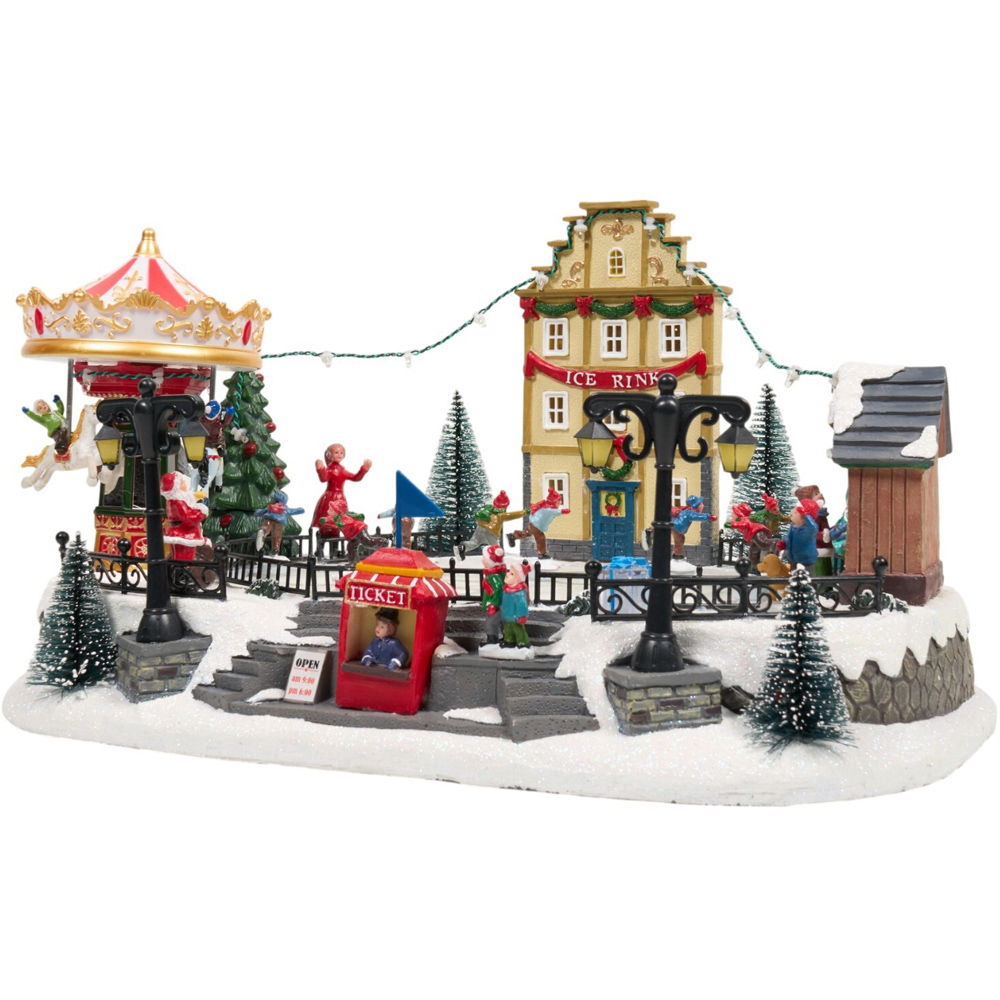 Ice Skating Christmas Model Image 6
