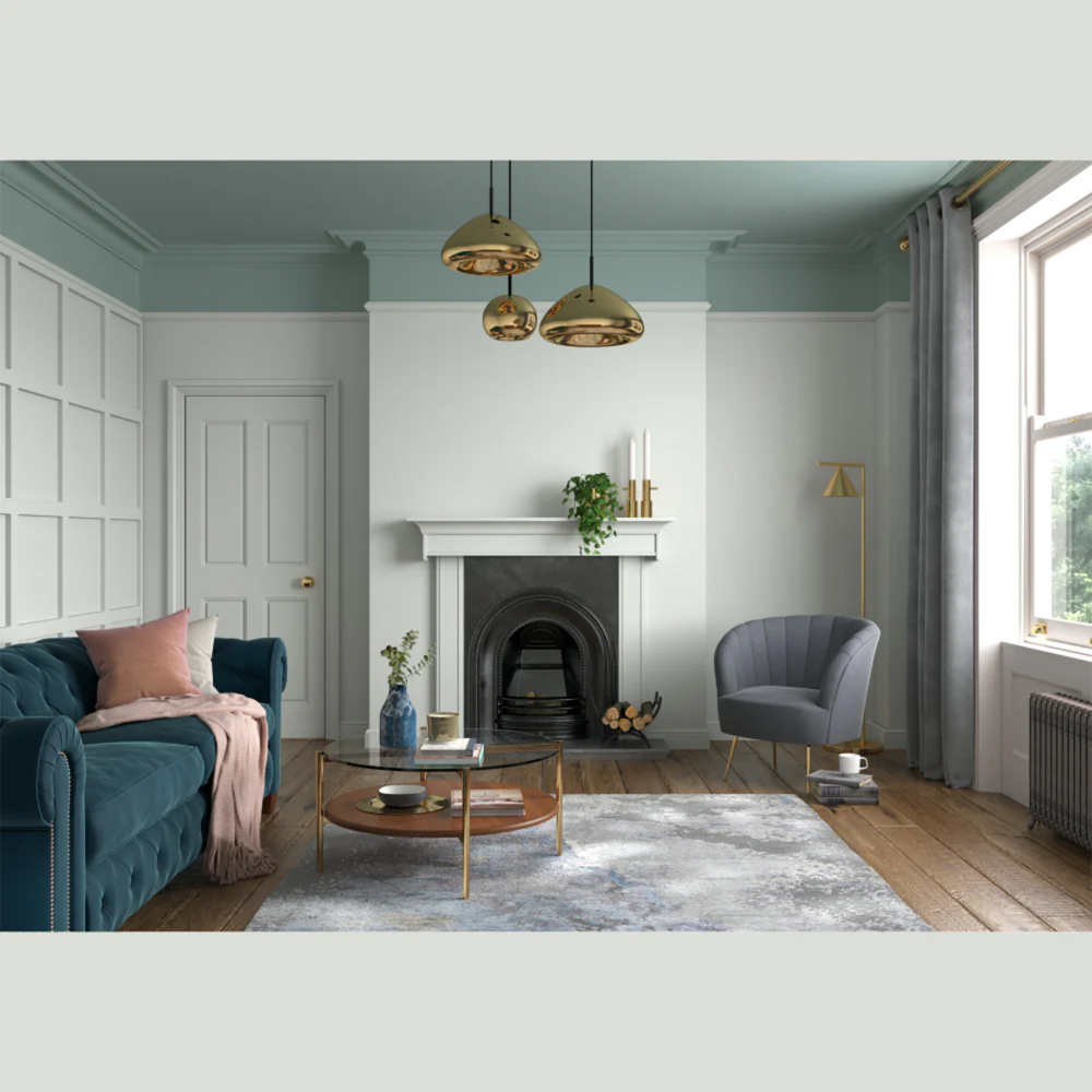 Dulux Heritage Walls and Ceilings Silver Fern Velvet Matt Emulsion Paint 1L Image 4