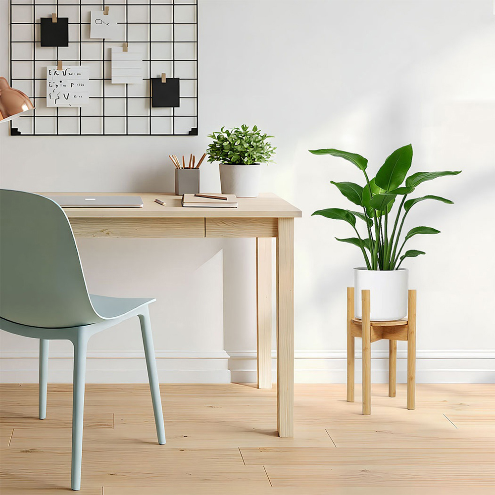 Levede Bamboo Adjustable Plant Stand 20-30cm Image 3