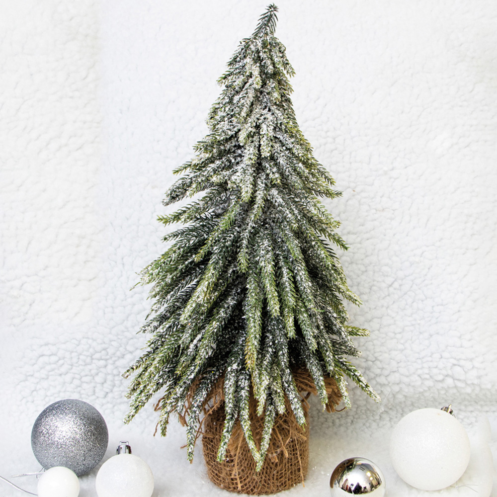 St Helens Snow Finish Christmas Decorative Tree 35cm Image 4