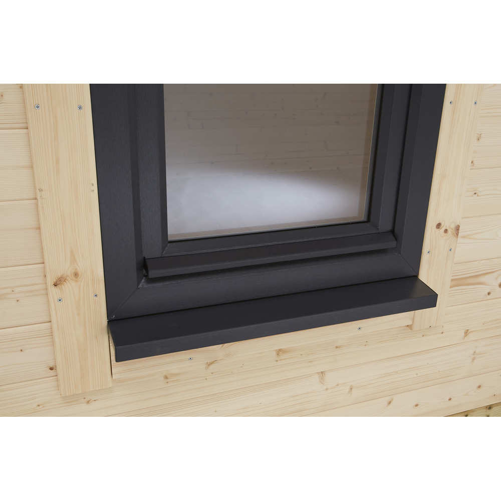 Power Sheds 10 x 18ft Centre Double Door Chalet Log Cabin Image 8