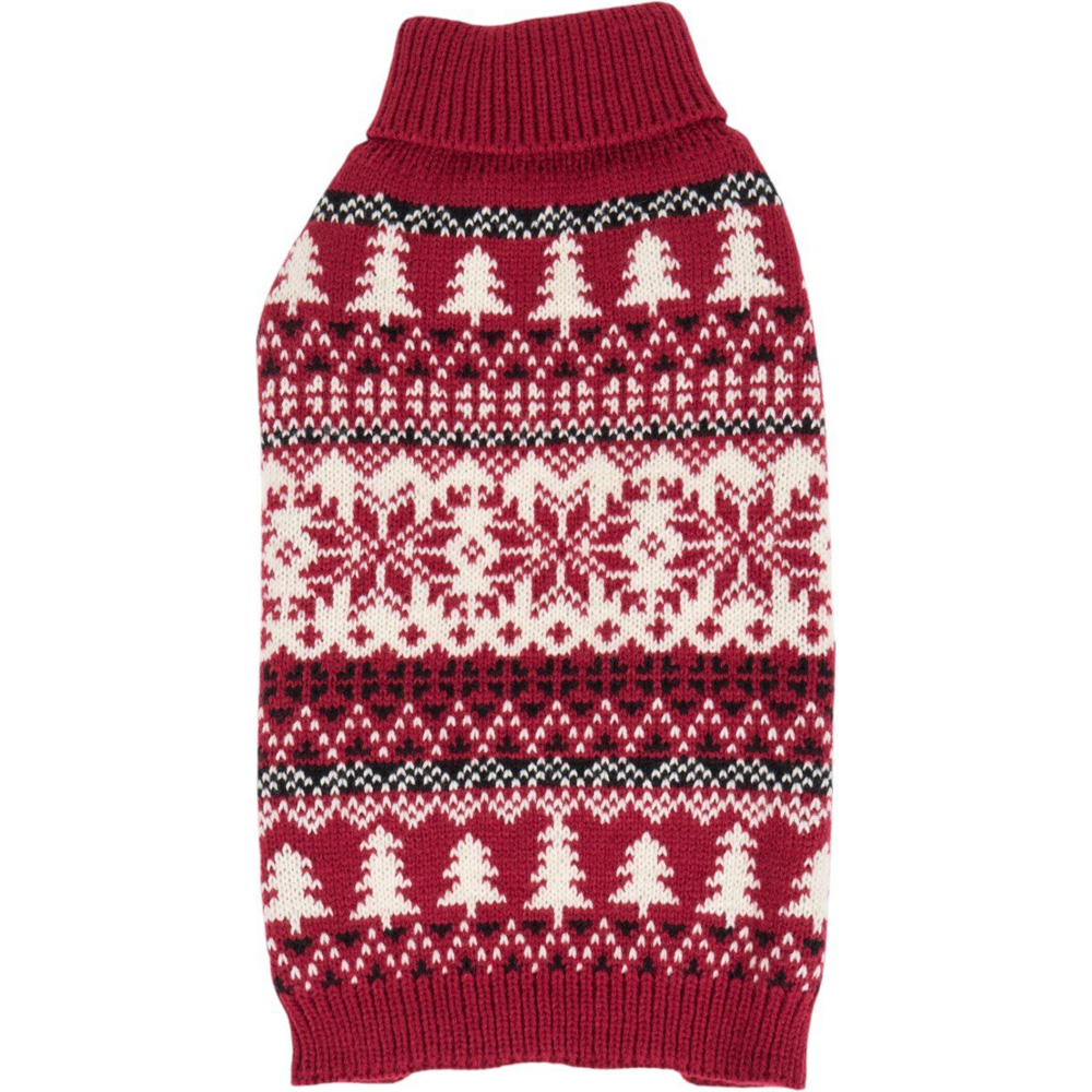 Fair Isle Dog Jumper L Image 3