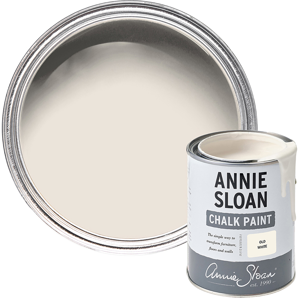 Annie Sloan Old White Matt Chalk Paint 500ml Image 1