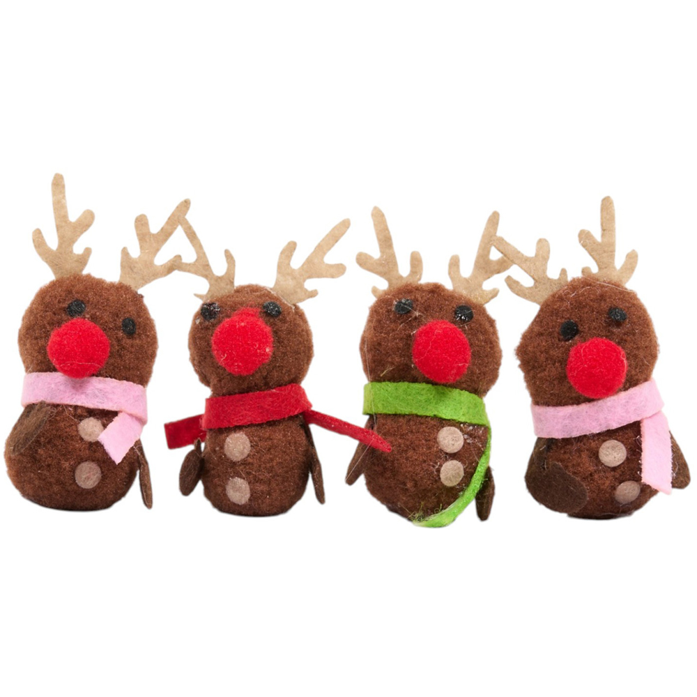 Pack of 4 Mini Christmas Decor Characters Image 9