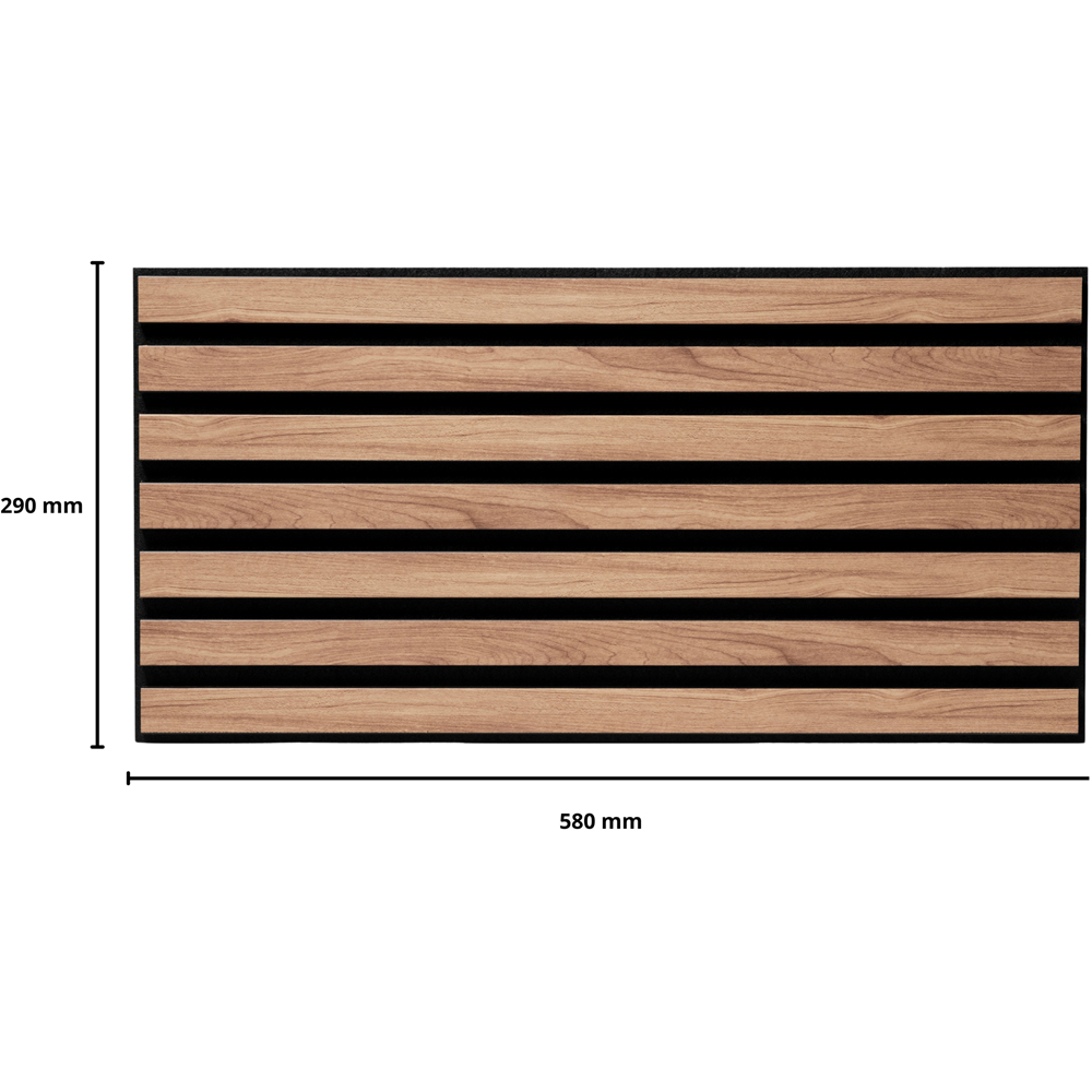 Wallsupply UltrAcoustic Eco Wallnut Acoustic Wall Panel 6 Pack Image 7
