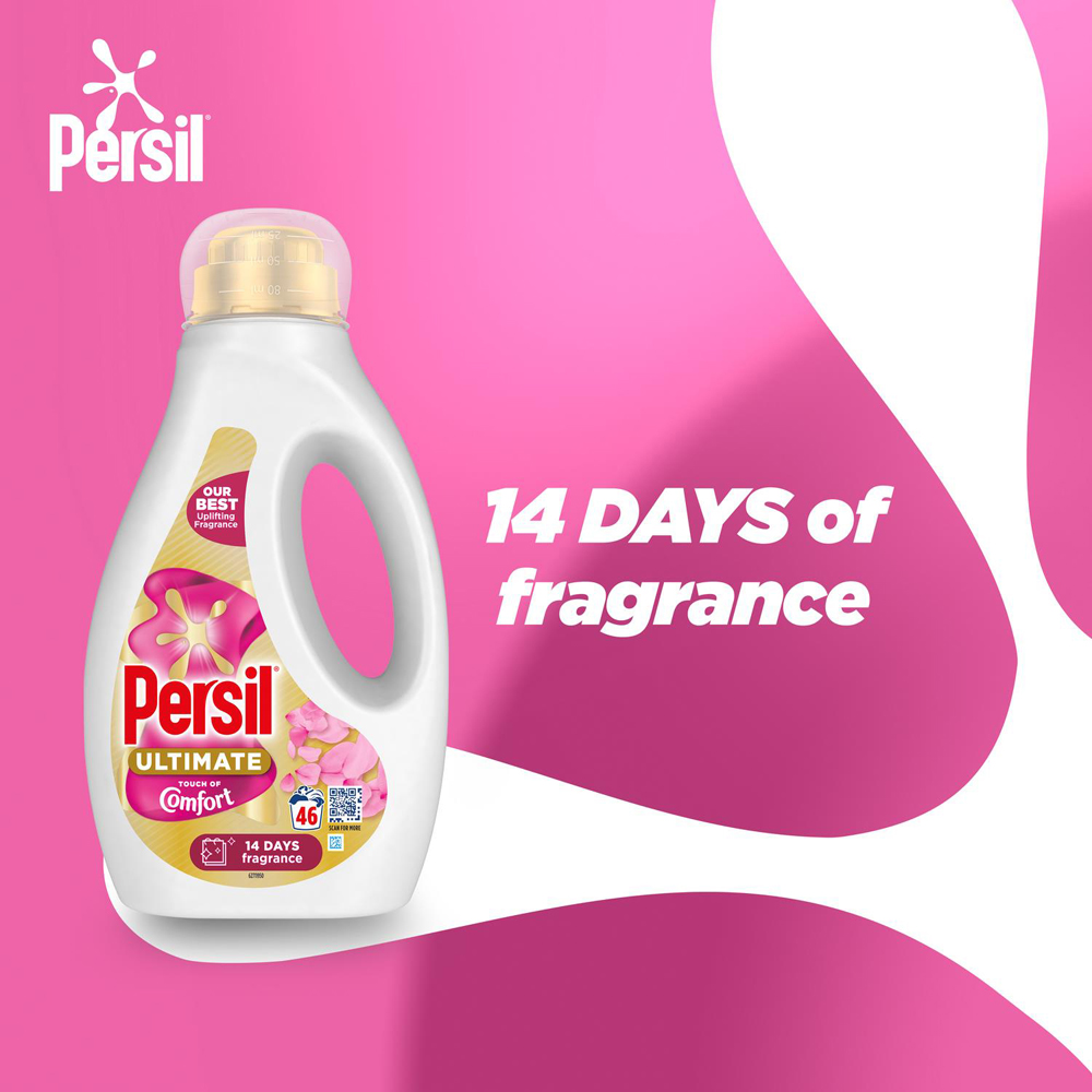 Persil Ultimate Touch of Comfort Liquid Detergent 46 Washes 1.242L 6 Pack Image 6