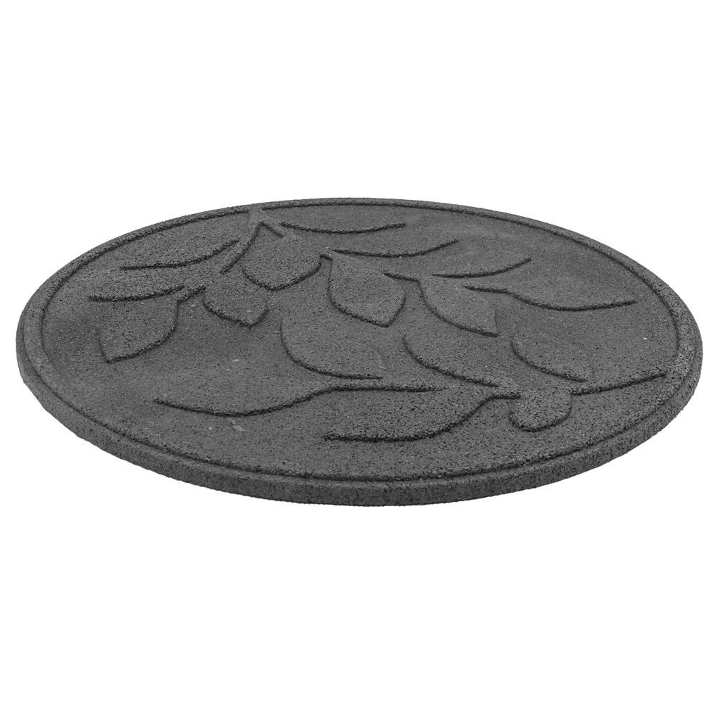 Primeur 46cm Grey Leaves Reversible Stepping Stone 4 Pack Image 3