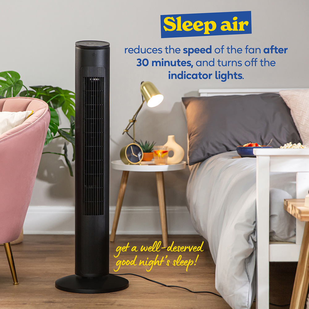 Russell Hobbs Black Premium Tower Fan Image 5