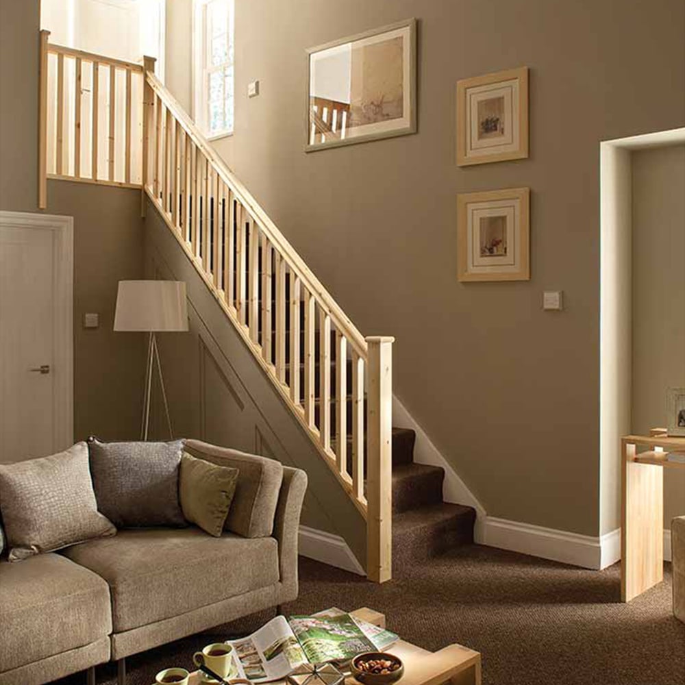 ​Blueprint Joinery Cambridge Pine Square Stair Spindle Trade Box 900 x 41mm 16 Pack Image 2