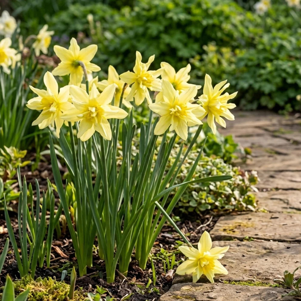 Thompson and Morgan Narcissus Viridi Double Autumn Planting Bulb 16 Pack Image 2