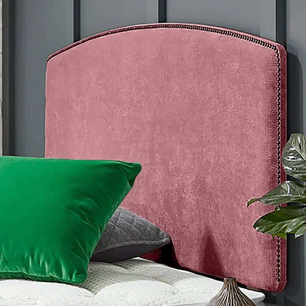 Eleganza Home Russo Double Pink Naples Strutted Headboard Image 1