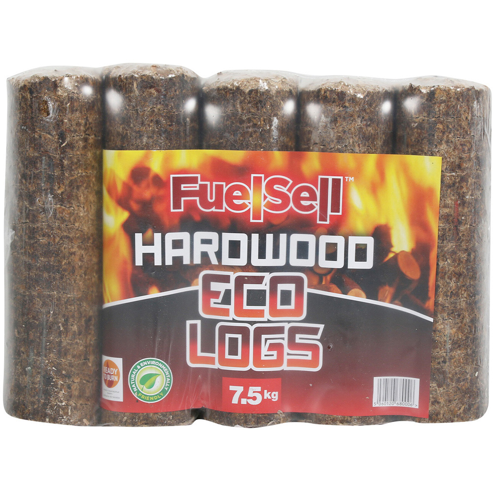 Fuelsell hardwood Eco Briquettes 7.5kg Image 1
