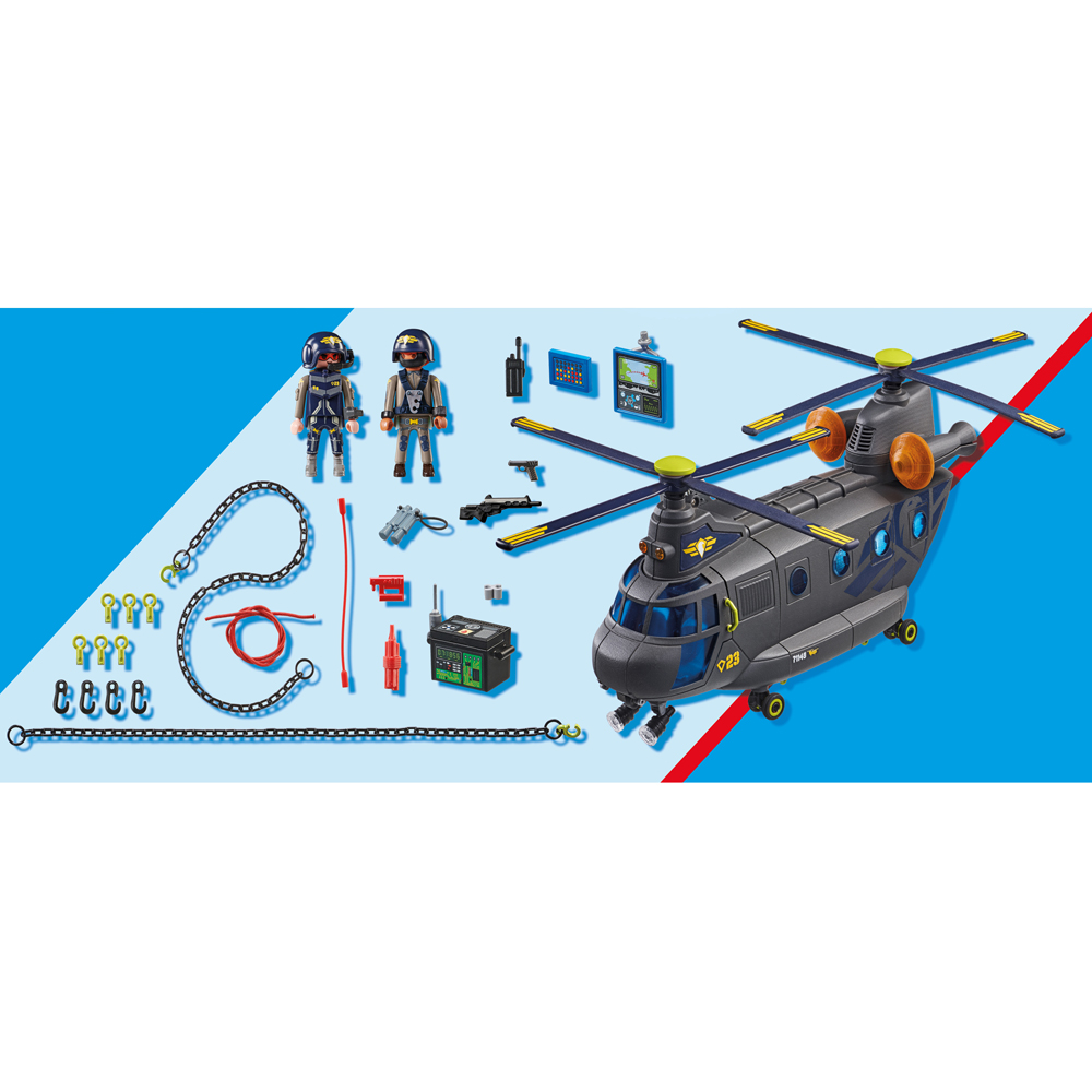 Playmobil Tactical Unit Rescue Aircraft Playset 117 Piece Image 10