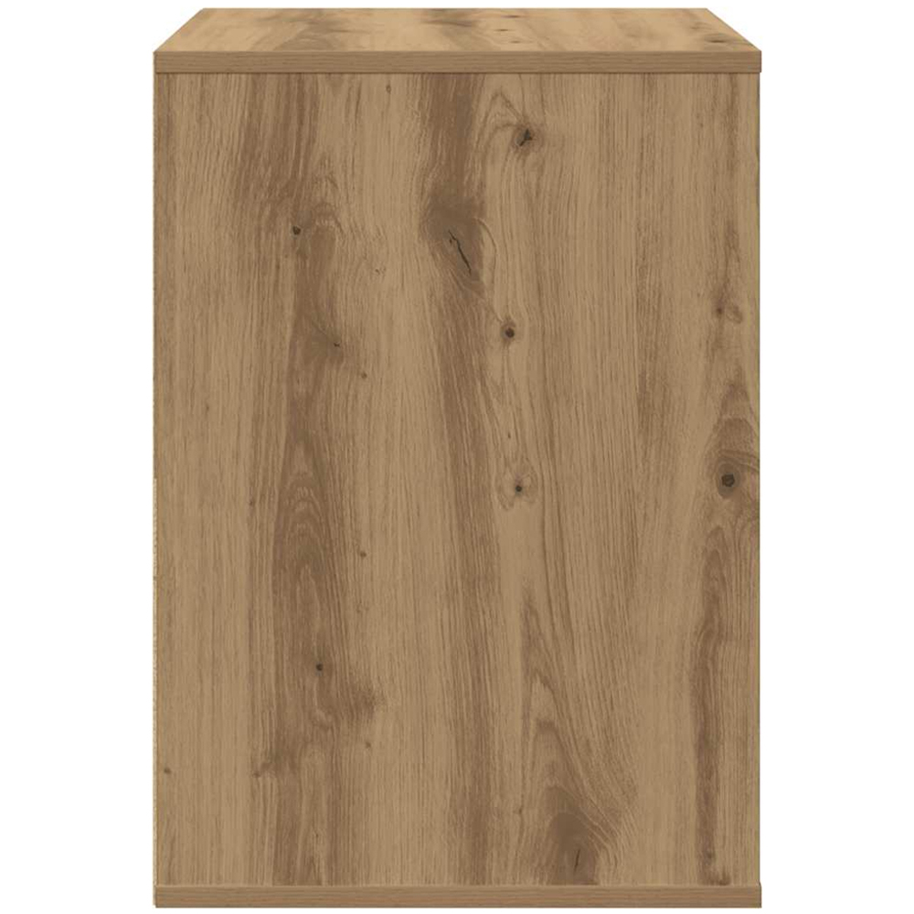 vidaXL 3 Drawer Artisanal Oak Wooden Chest of Drawers Image 5