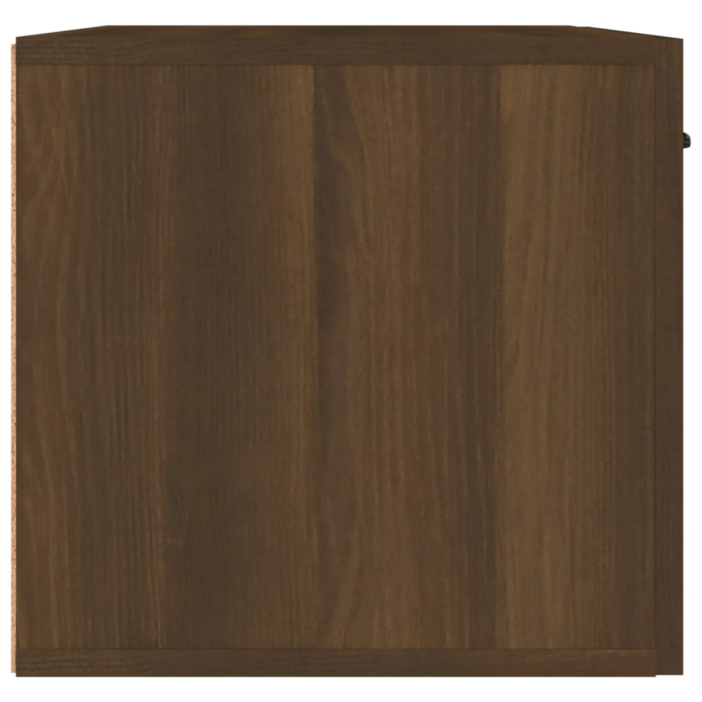 vidaXL Single Door Brown Oak Wall Cabinet Image 5