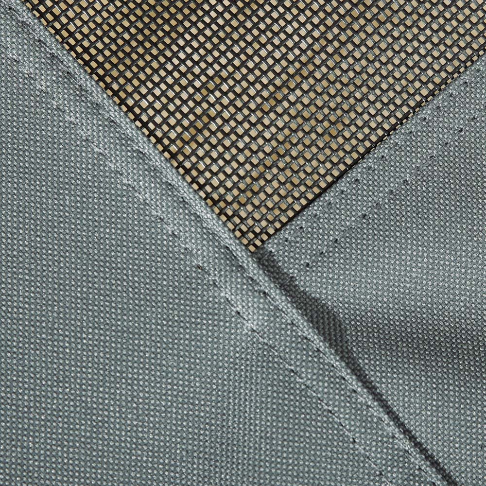 PawHut 73cm Grey Elevated Dog Bed with UV Protection Canopy Image 3