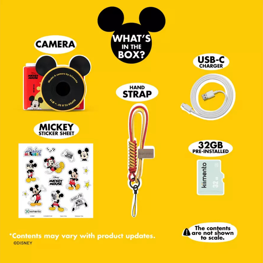 Kiimento Mickey Mouse Mini Kids Digital Camera and Video Camcorder Image 6