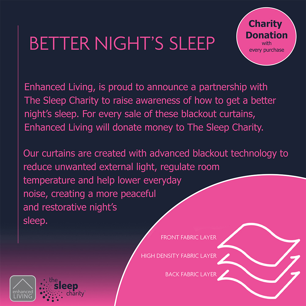 Enhanced Living Austin Green Thermal Blackout Eyelet Curtains 168 x 229cm Image 7
