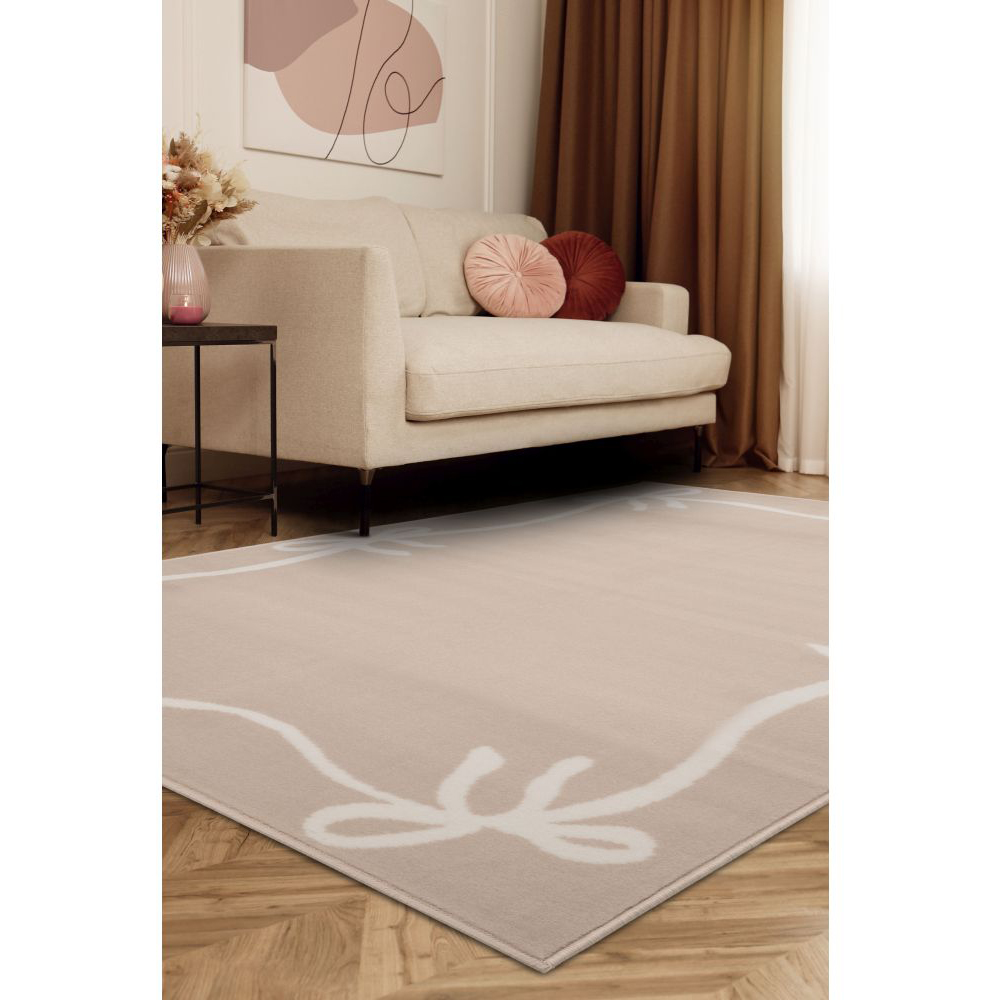 Homemaker Maestro Natural Bow Border Rug 160 x 230cm Image 5