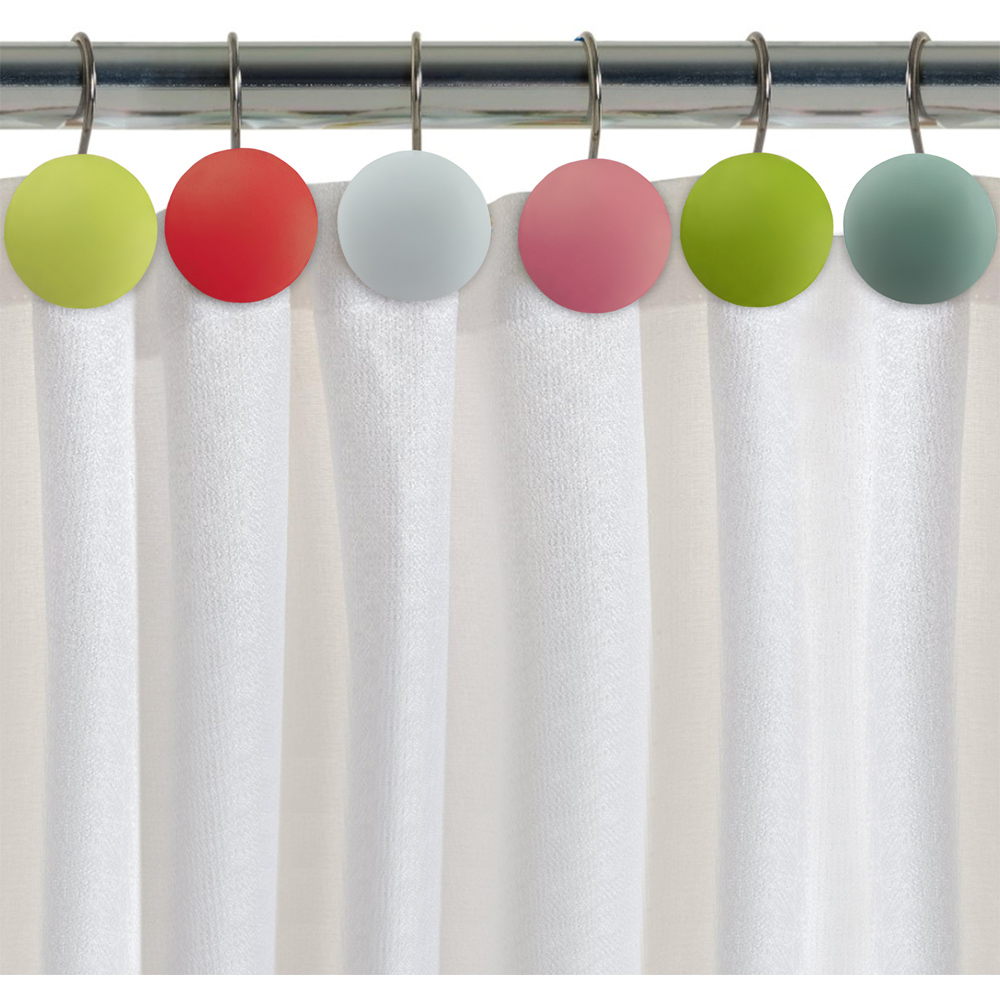 Highlands Homeware Polka Dot Shower Hook 12 Pack Image 3