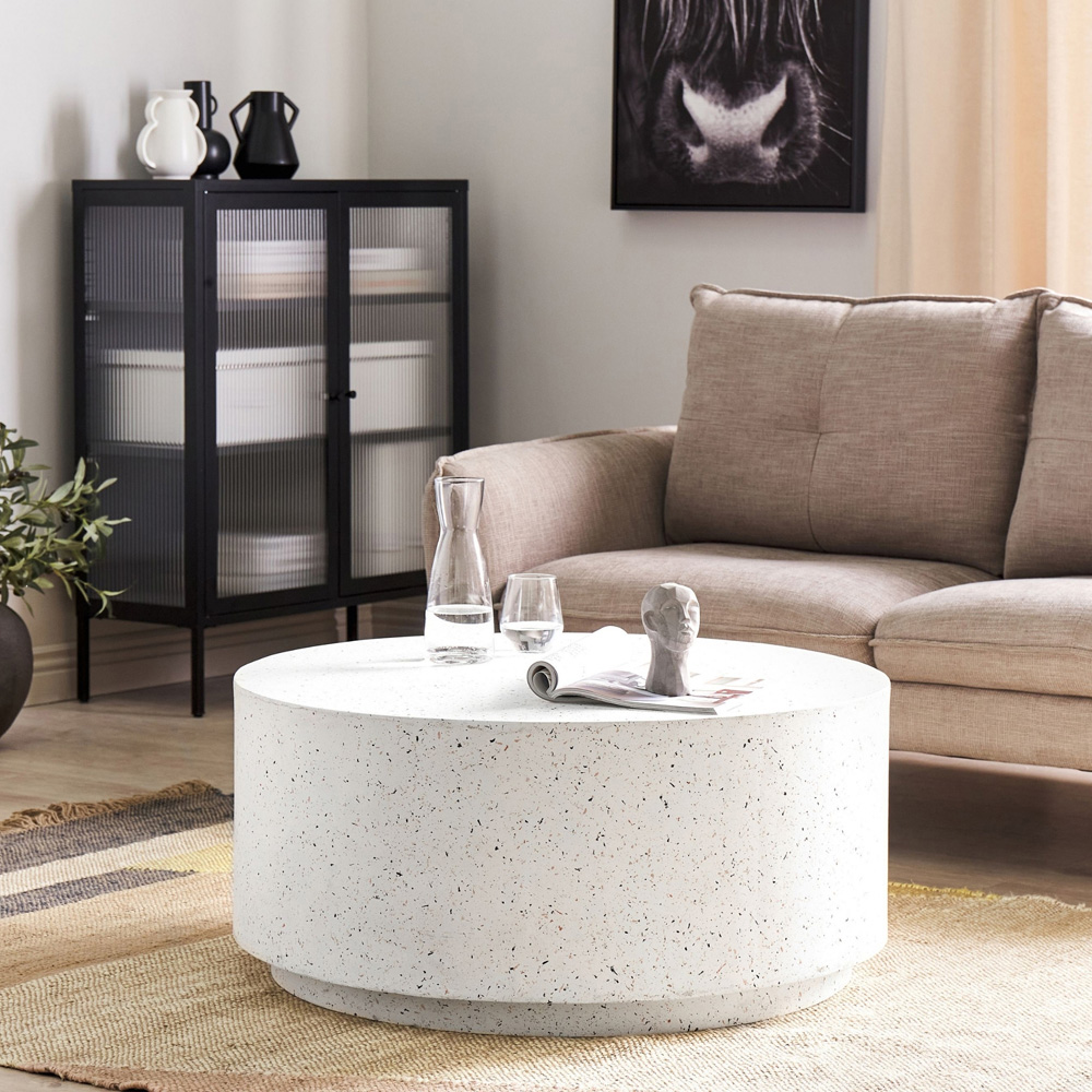 Desser Pedro Terrazzo Effect Round Coffee Table Image 6