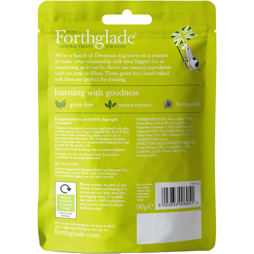 Forthglade Soft Bite Lamb Dog Treats 90g Image 3