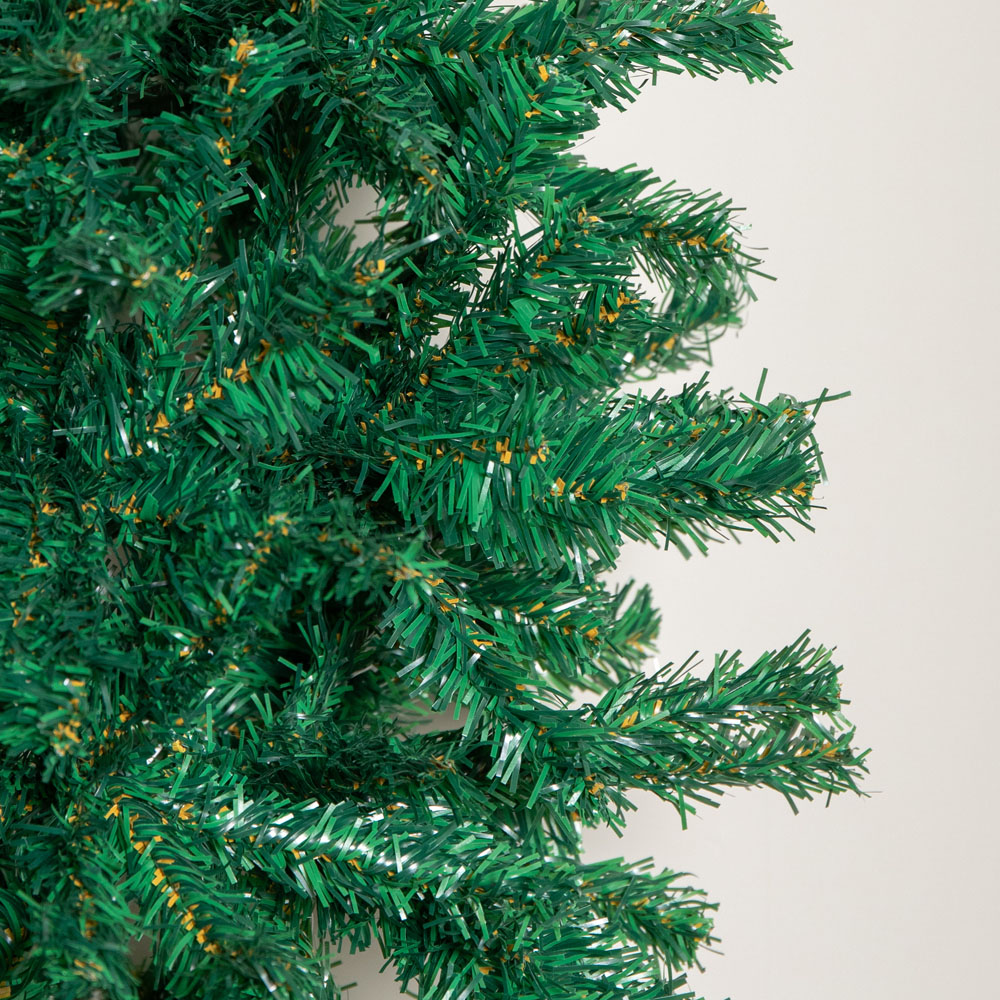 Samuel Alexander Double Door Plain Green Flat Top Christmas Tree Arch with 2000 Tips 8ft Image 3