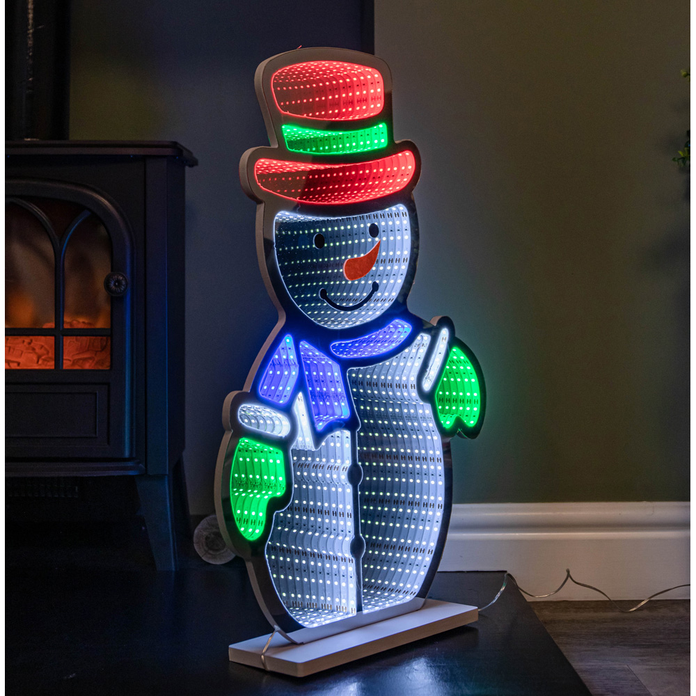 Samuel Alexander Light Up Snowman Infinity Christmas Decoration 60cm Image 3