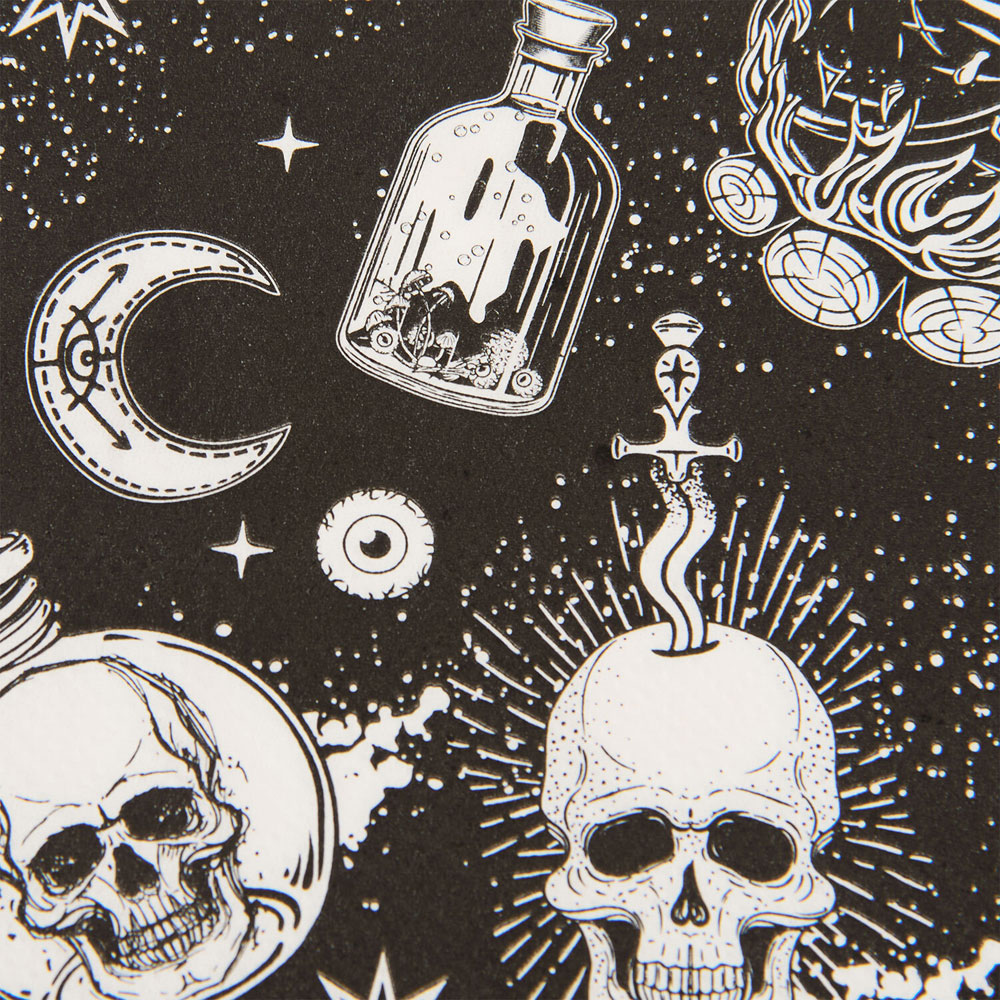 Pack of 20 Witchy Paper Napkins Black Image 3