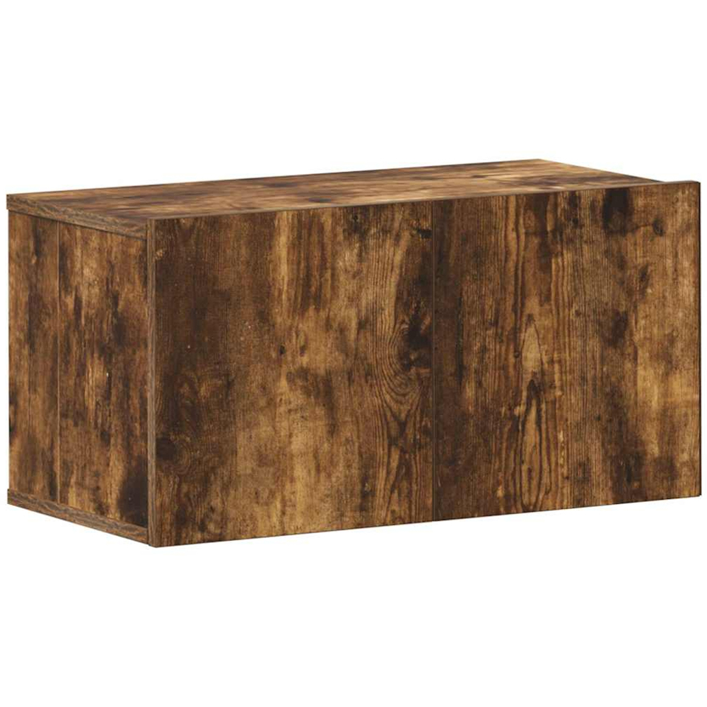 vidaXL 24 Door Smoked Oak Wall Mounted TV Cabinet 10 Piece Image 8