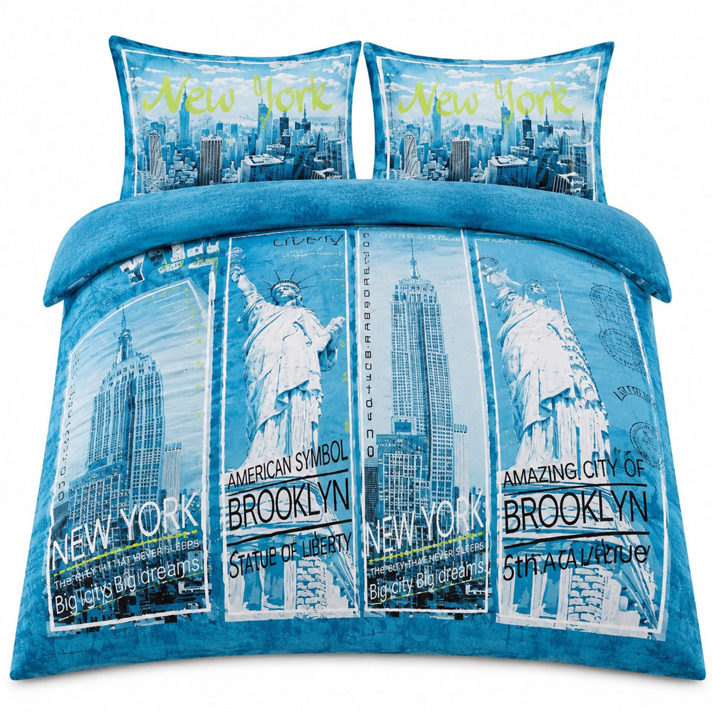 Smart Living King Size Teal Inspire Duvet Set Image 2