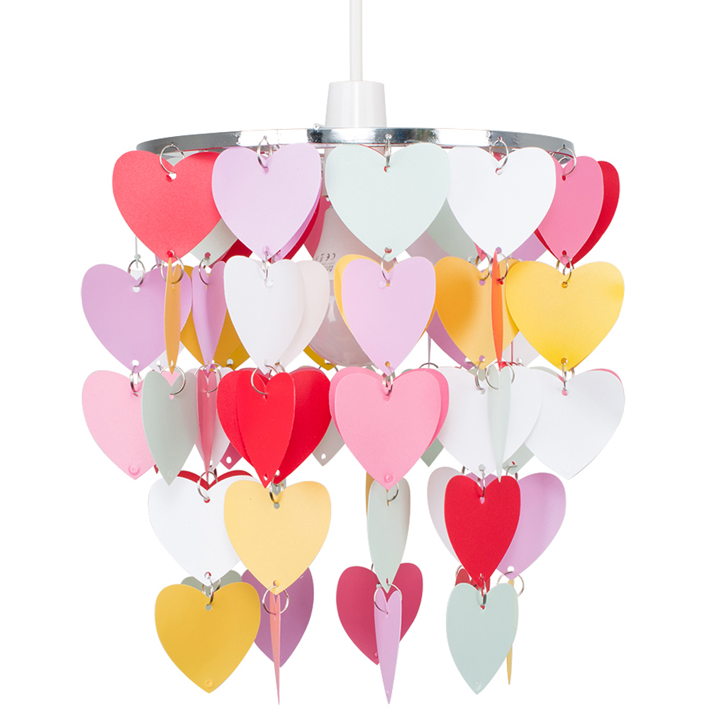 ValueLights Heart Disc Droplet Ceiling Pendant Light Lamp Shade Image 1
