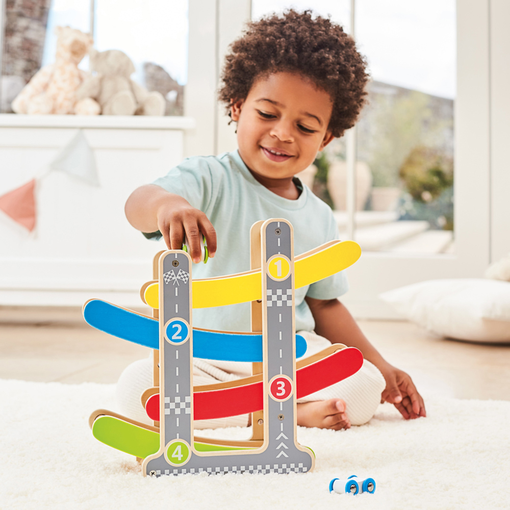 Hape Kids Fast Flip Racetrack Play Set Image 3