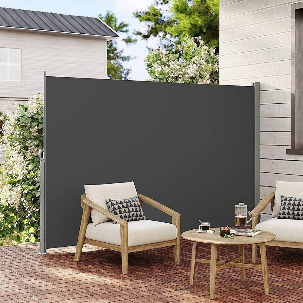 Living and Home Grey Retractable Side Awning 3 x 1.6m Image 6