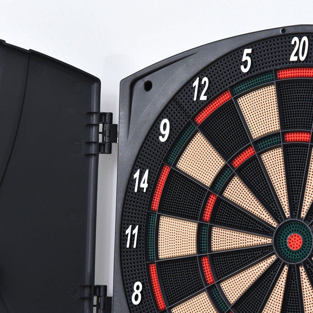 HOMCOM 6 Darts LCD Electronic Dartboard Set with 26 Games and 185 Variations Image 4