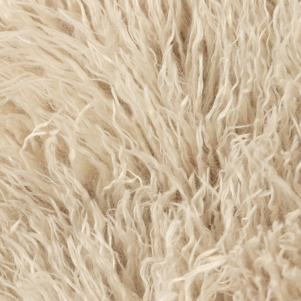 Furn Rowan Natural Reversible Faux Fur Throw 130 x 175cm Image 3