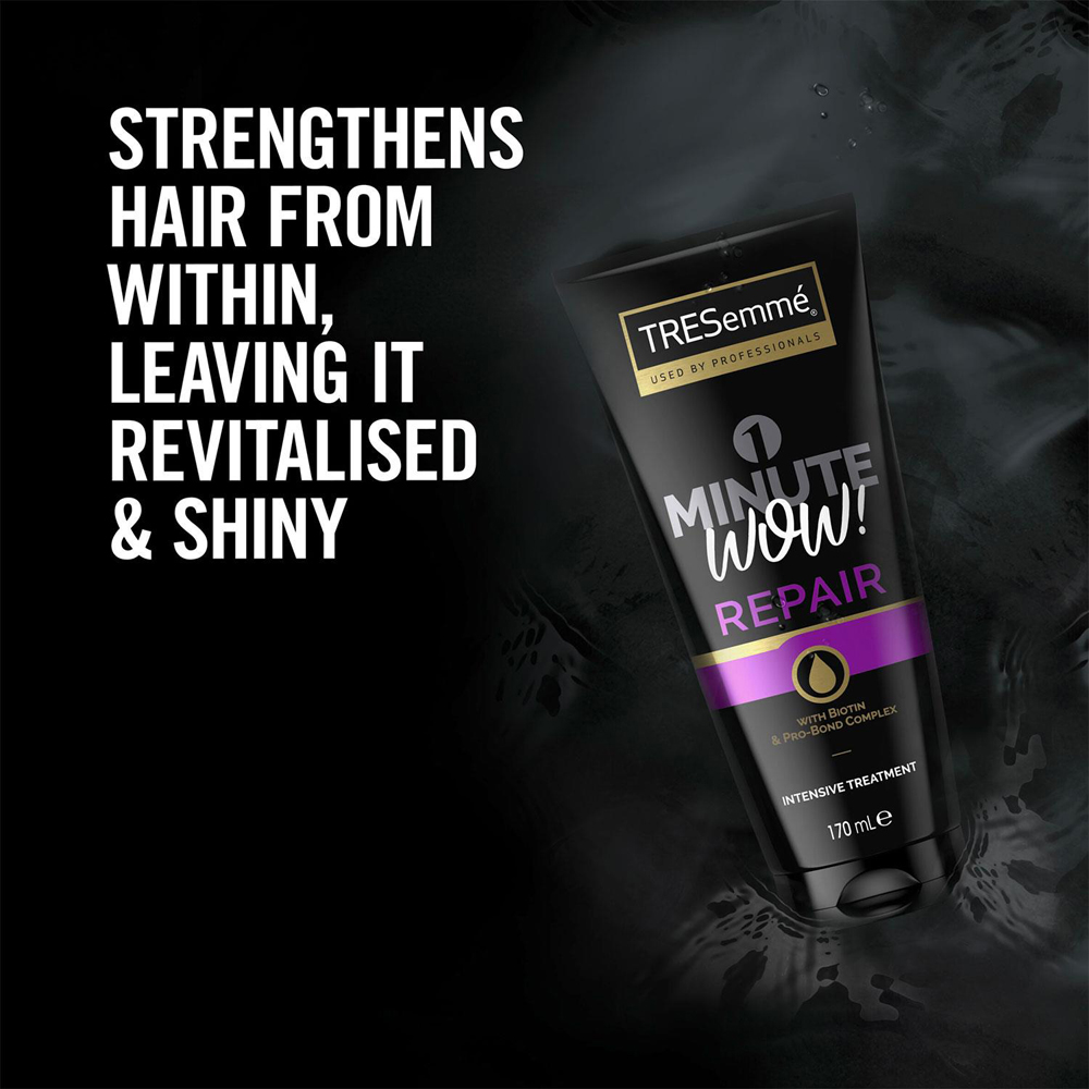 Tresemme 1 Minute WOW Repair Intensive Hair Treatment with Biotin 170 ml 4 Pack Image 5