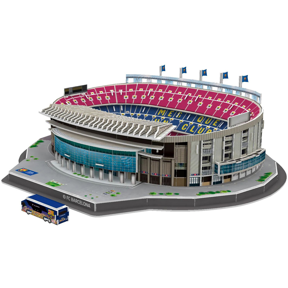 Banbo FC Barcelona Spotify Camp Nou Stadium 3D Puzzle Image 4