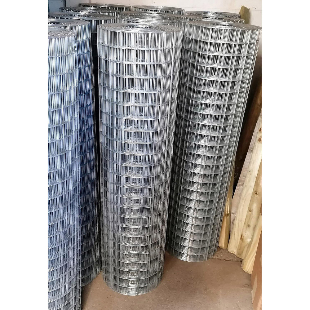 Inspirational Gifting 1.2m tall Weld Mesh Square Galvanised Wire Dog Fence Roll 2 Inch 120cm x 30m Image 4