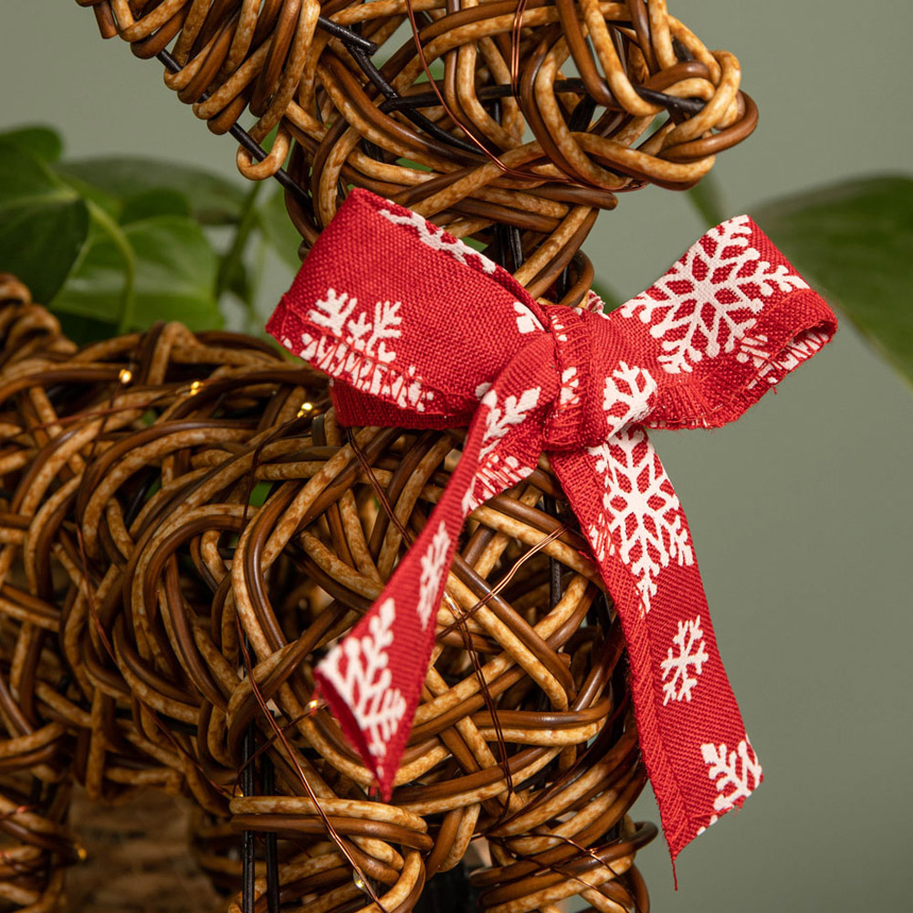 Samuel Alexander Light Up Brown Reindeer Christmas Decoration Image 3