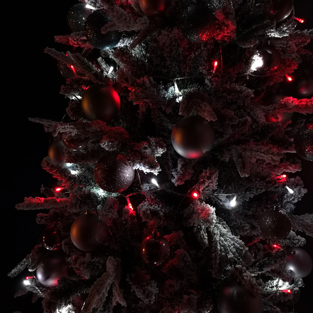 Samuel Alexander 200 Red and White LED Christmas String Light Image 5
