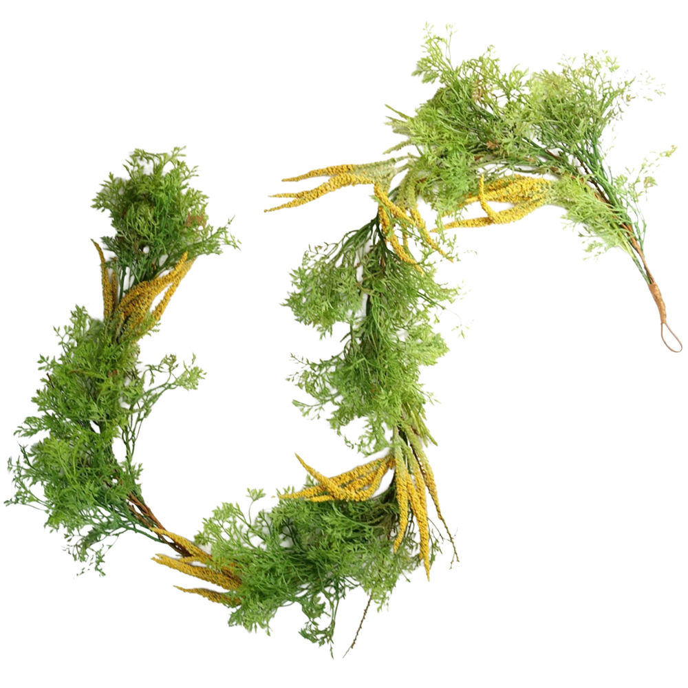 Leaf Trailing Amaranthus Hanging Artificial Garland 180cm Image 1