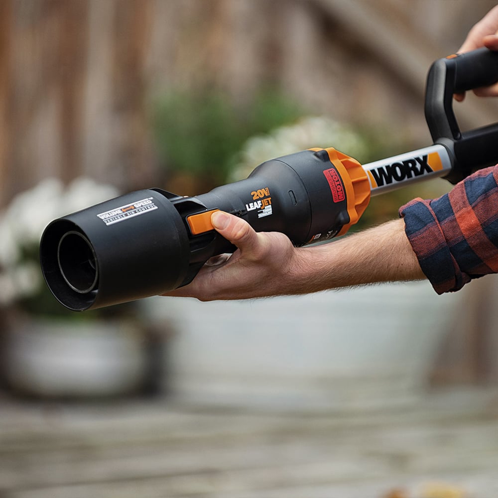 Worx LeafJet WG543E 20V Cordless Leaf Blower with 4.0Ah Battery and Charger Image 6