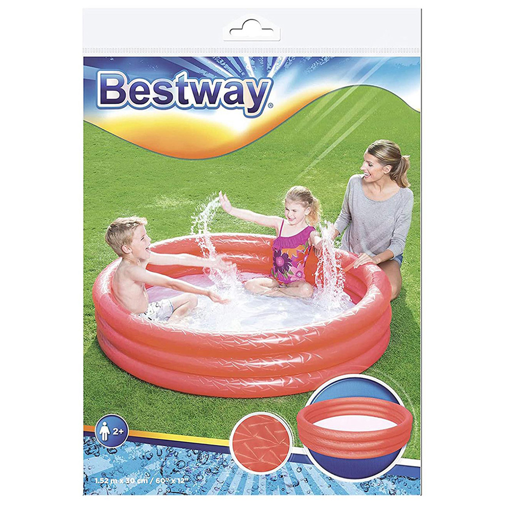 Bestway 3 Ring Kids Paddling Pool 152 x 30cm Image 8