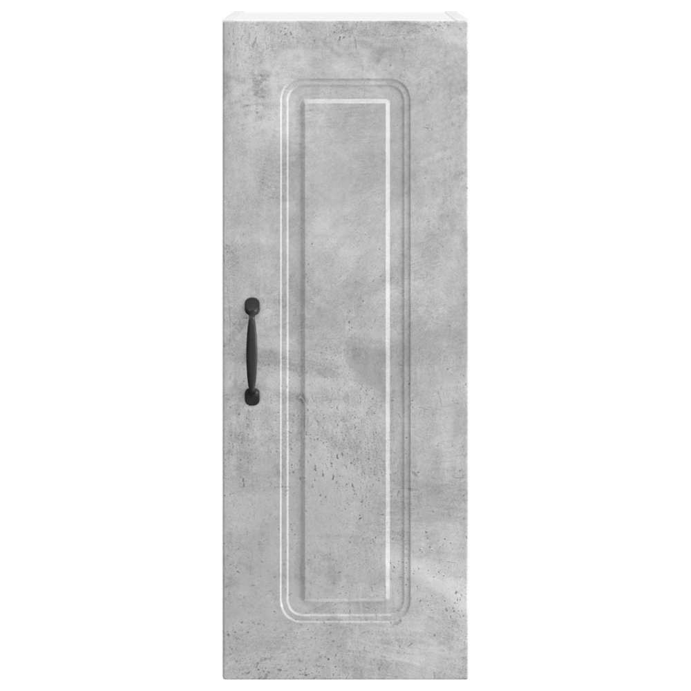 vidaXL Kalmar Single Door Concrete Grey Wall Kitchen Cabinet 2 Pack Image 5