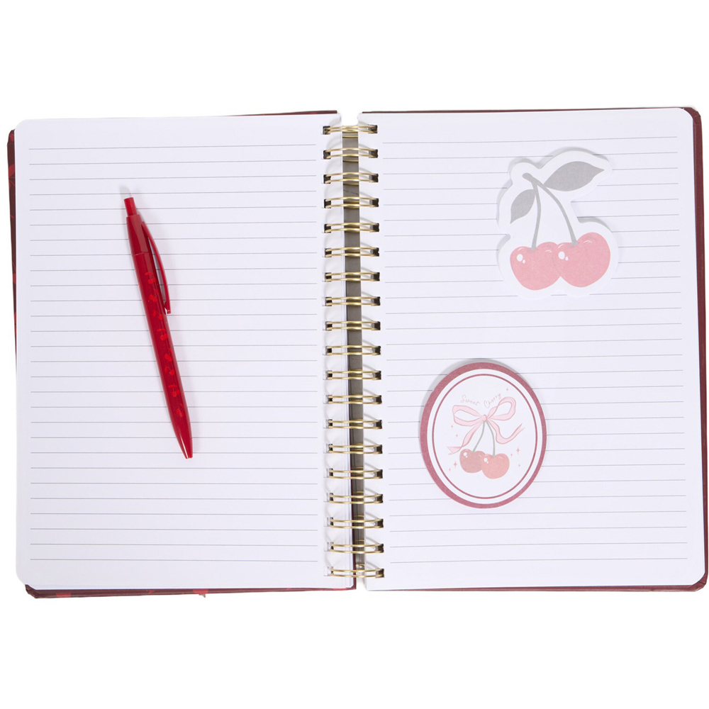 Cherry Check Themed Notebook Set Image 6